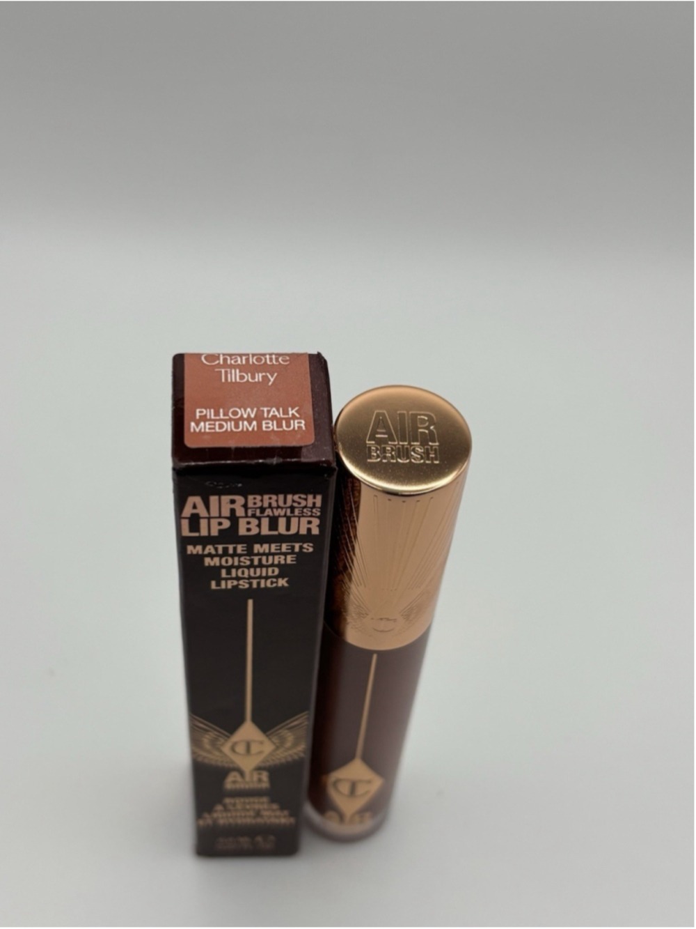 Charlotte Tilbury Airbrush Flawless Lip Blur Pillow Talk Medium Blur Full Size - Picture 4 of 5